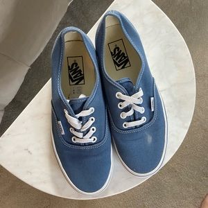 Vans Blue Canvas Authentic Shoe